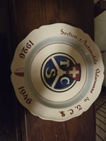 Assiette décorative TCS Valaissanne1926-1946 porcelaine nyon