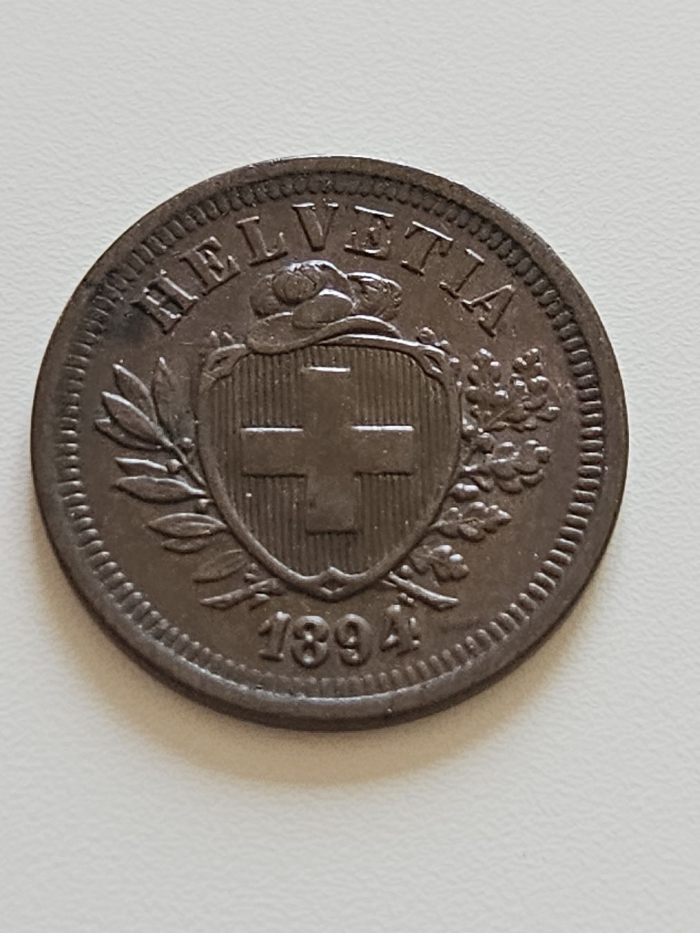 Tutti le monete: 1 Rappen 1894 – Usato da Pfäffikon ZH venduto da Melibol