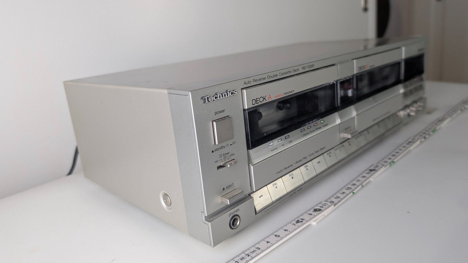 Technics Registratori: Technics RS-T330R Doppel-Kassettendeck Auto-Reverse – Usato da Zürich venduto da 1.Simon 2