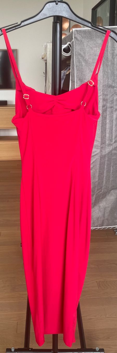 Vestiti: AYM Red Dorset Drape Dress with Built-In Bra – Nuovo (secondo la descrizione) da Zürich venduto da ayl_5wmh 3