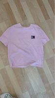 Tommy Jeans Logo T-Shirt XS Rosa Sommerlich & Leicht