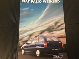 Fiat Palio Weekend Verkaufsprospekt 8 Seiten Febr. 1999