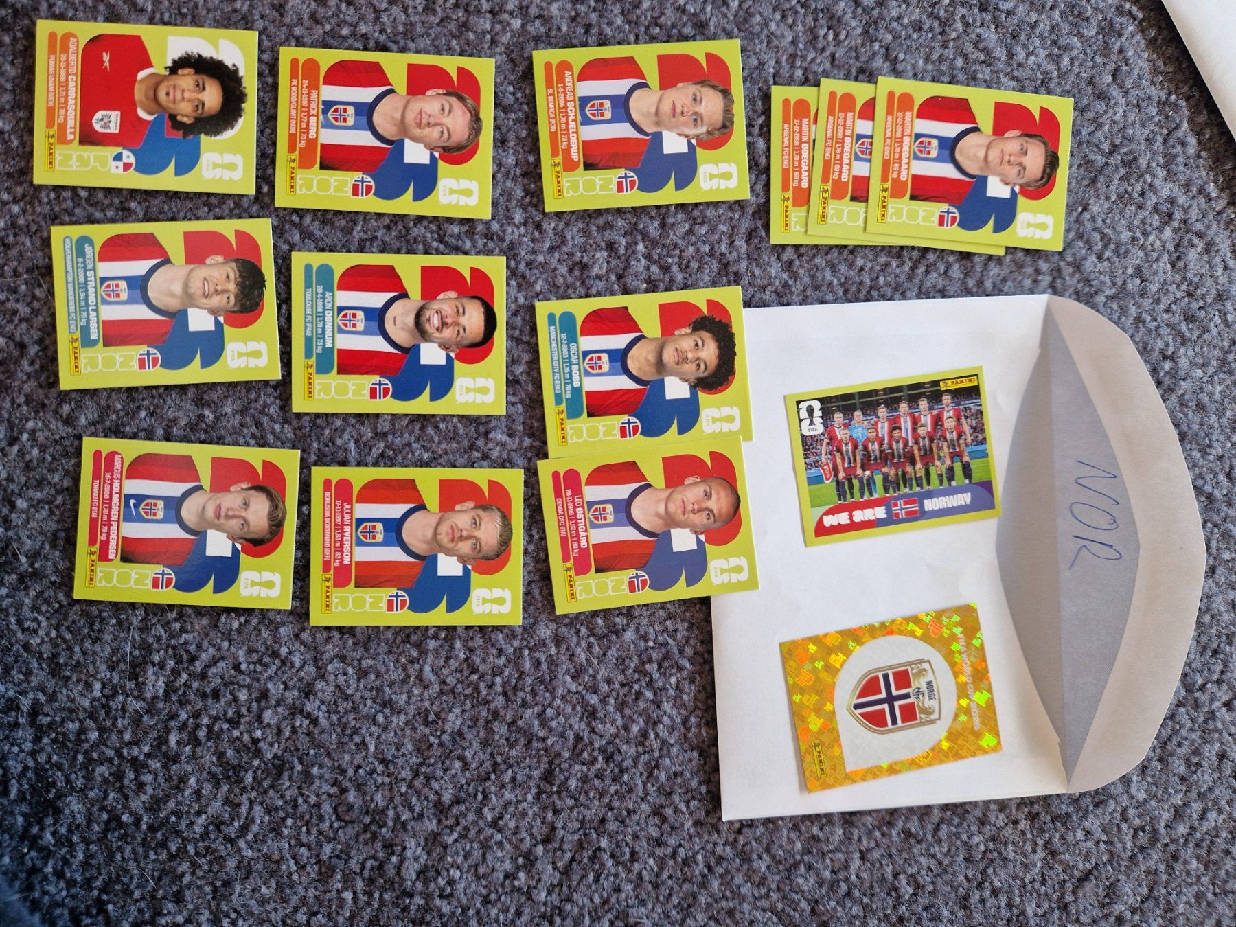 Panini Sammelbilder & Trading cards: Panini Sticker WM 2026 NOR – Gebraucht aus Metzerlen von SS01