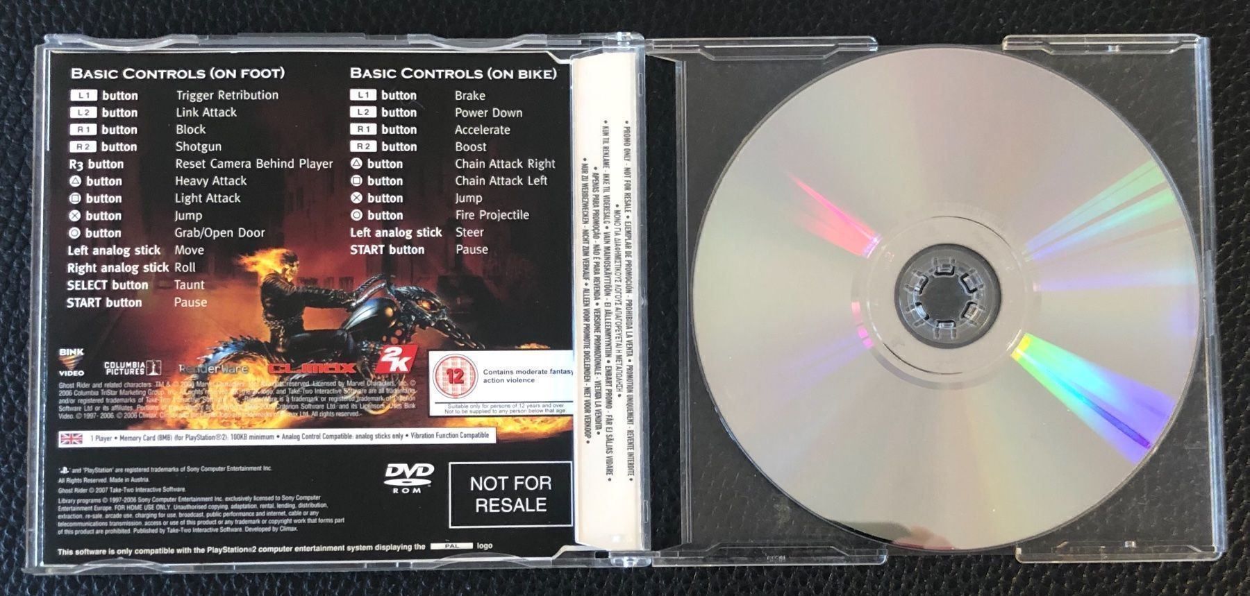 Sony Giochi: Ghost Rider Sony PS2 Promo – Usato da Kestenholz venduto da Naruto_01 2
