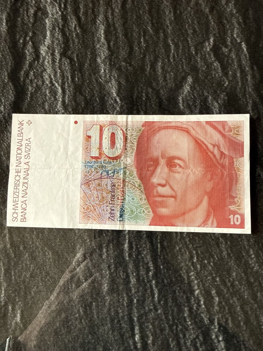 Banconote: Banknote 10CHF  – Usato da Niederhünigen venduto da man_7ybw