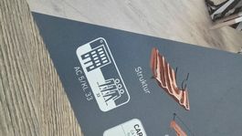 Laminatdielen 12 mm KL 33 XL Gross Dekor campanga eiche