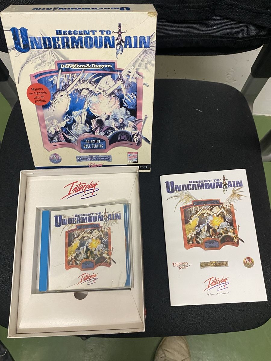 Spiele: Descent to Undermountain, PC BIG BOX - Game CD-ROM – Gebraucht aus Basel von spider-loc 2
