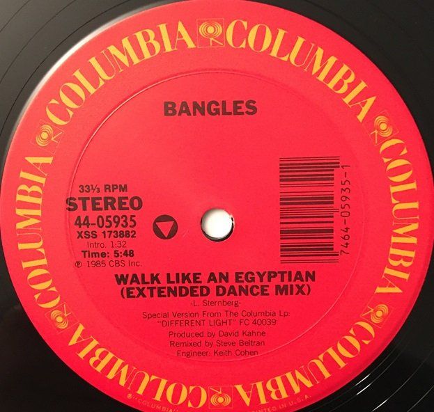 Dischi in vinile: Bangles – Walk like an Egyptian (12'' Single) – Usato da Grüningen venduto da azulvinyl 2