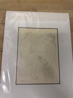 Pablo Picasso Lithographie Deux Modeles SUITE VOLLARD 1956