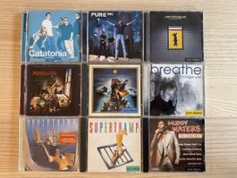 9 Musik CDs diverse Interpreten gebraucht guter Zustand