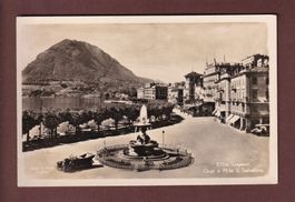 LUGANO - Quai - Auto - 1938