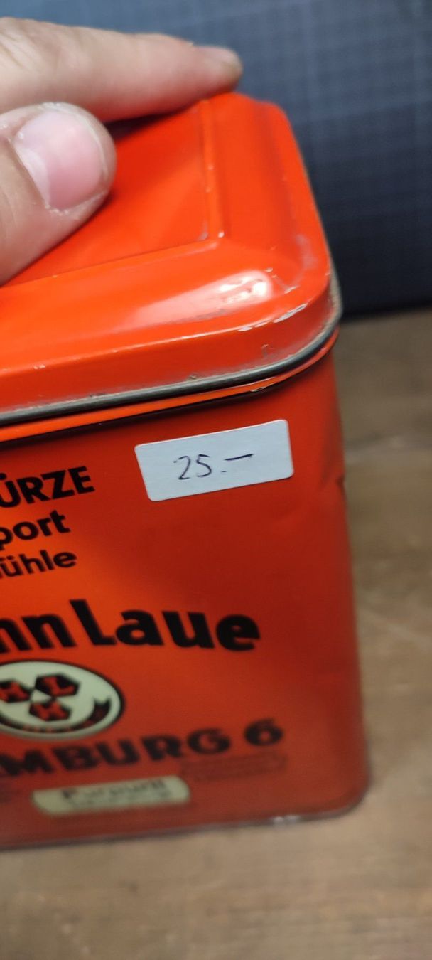 Barattoli: Wunderschöne antike Blechdose Hermann  Laue  Hamburg 6 – Usato da Gelterkinden venduto da MYSTOREFORYOU4460 5