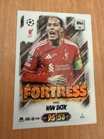 Carte Topps Virgil van Dijk Fortress Liverpool Rare 2026/27