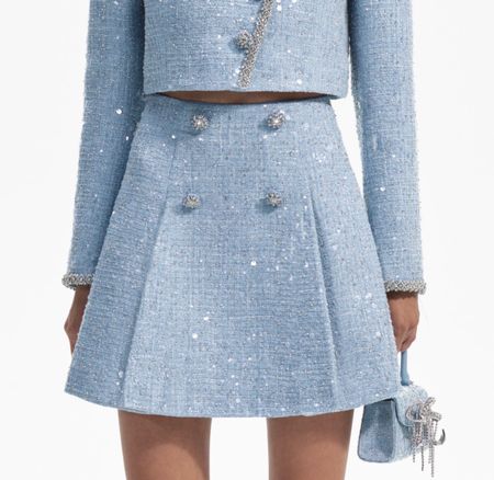 Self-Portrait Mini Skirt