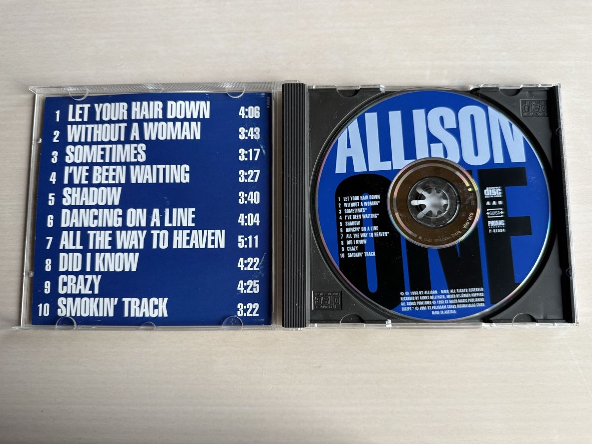 CDs: CD Allison - One - Hard Rock – Gebraucht aus Oberried Brienz von Chyara 2