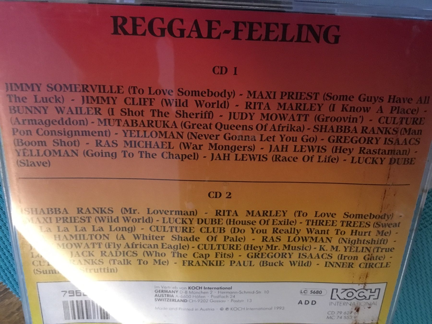 CD: Reggae Feeling - Good Vibes 2CD - – Usato da Thierachern venduto da sweden08 1