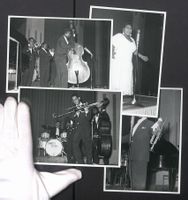 4 Fotografien Louis Armstrong und Velma 