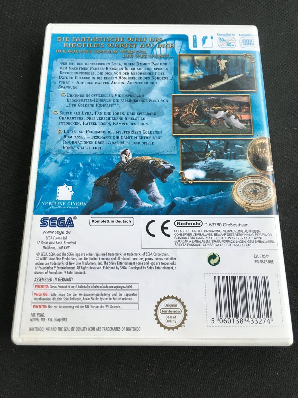 Nintendo Spiele: Der Goldene Kompass - Nintendo Wii – Gebraucht aus St.Gallen von Punktchen01 1