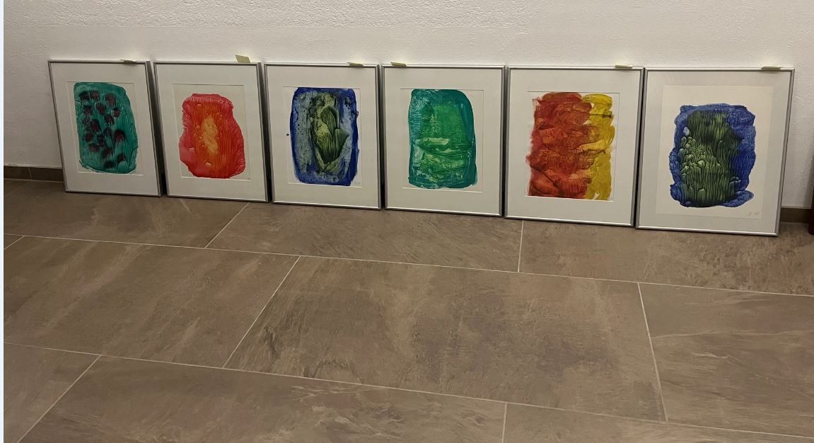 Gemälde: Bilder 6 Original Aquarelle in Wechselrahmen – Gebraucht aus Mumpf von dadaboygugu