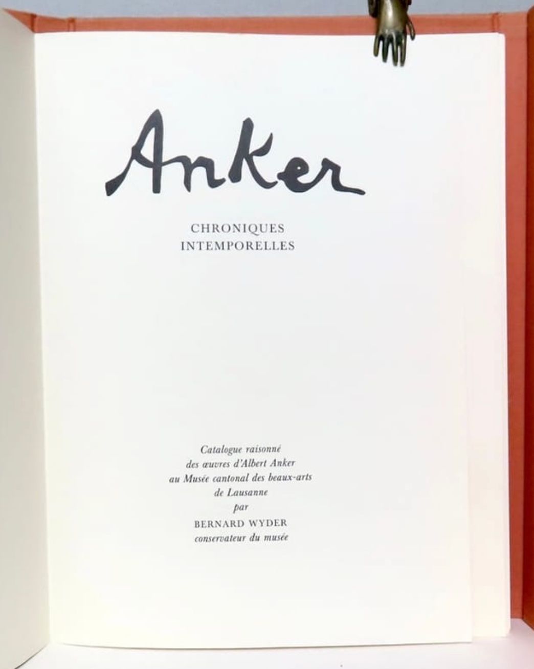 Libri: Anker, chroniques intemporelles. – Usato da Le Locle venduto da LibrairieLaBergerie 1