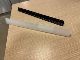 Stainless steel Black lacquered Scalemeter in inches 