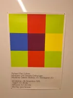 Kunstplakat Richard Paul Lohse Bottrop 1976 original