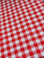 Vintage Tischtuch 100% Baumwolle mit Frasenbordure