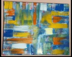 Gemälde Farbig handmade 58×75