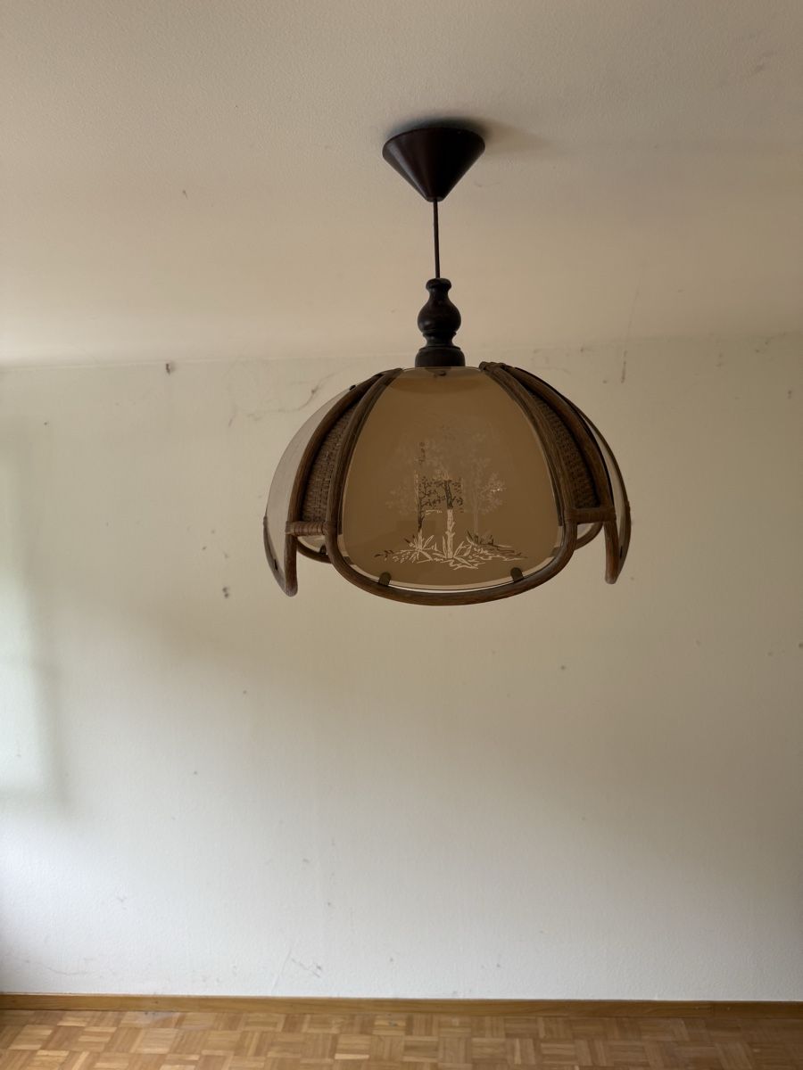 Lampadari & plafoniere: Rustikale Deckenlampe mit Waldmotiv - Gemütliches Licht – Usato da Zürich venduto da chi_xhq5 7