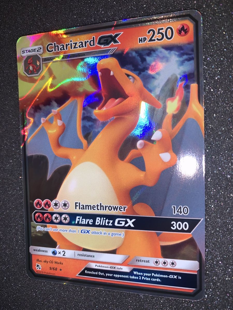 Pokémon Carte collezionabili: Charizard GX Stage 2 Holo 250 HP 9/68 – Usato da Bironico venduto da ars_z6lb 1