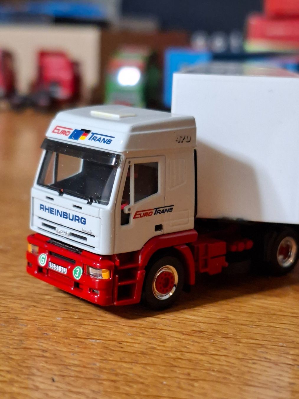 Herpa Kit di modellismo & Modellini statici: IVECO 1:87 Herpa "Eurotrans" – Usato da Vordemwald venduto da TGV9497 1