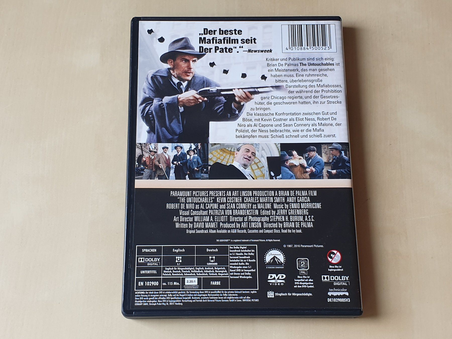 Alle DVDs: The Untouchables – Gebraucht aus Stansstad von collectorsshop 1