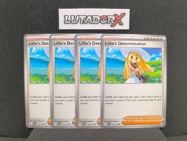 4x Lillie's Determination - 192/217 - Englisch