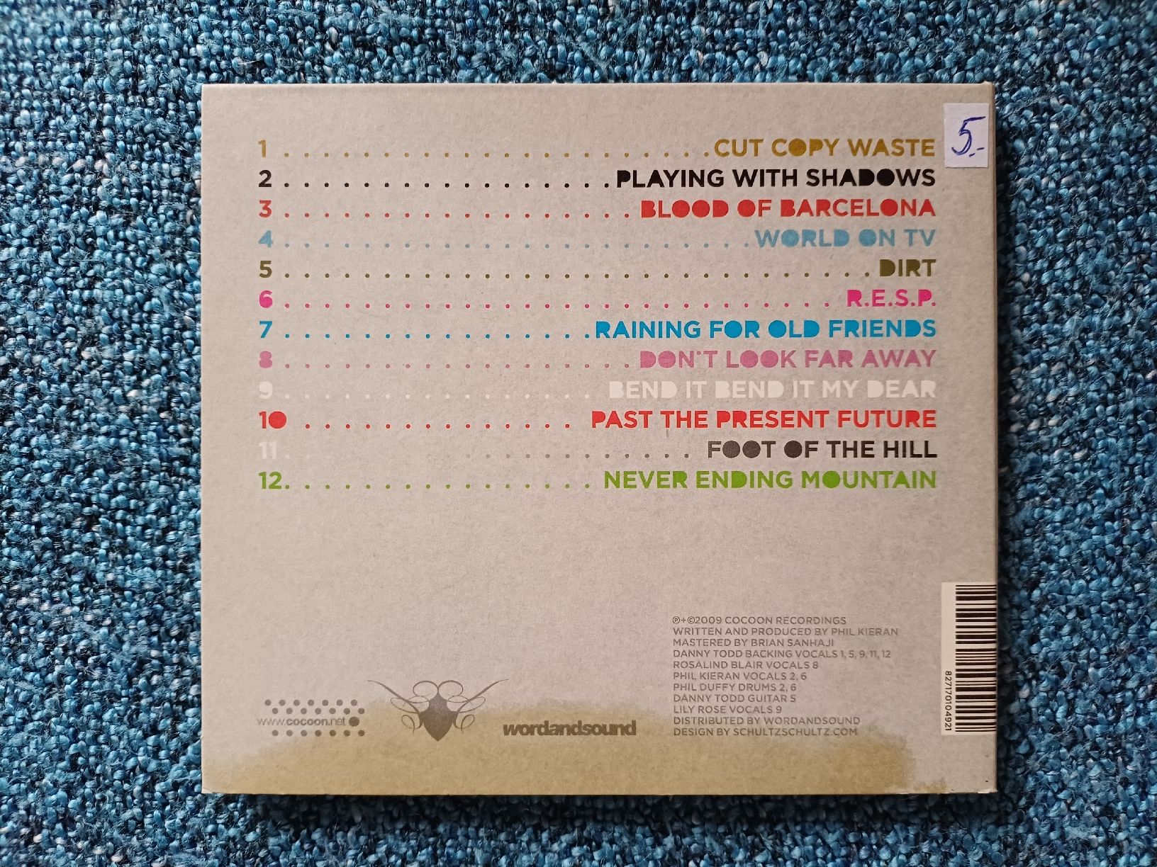 CD: Phil Kieran "SHH" CD – Usato da Begnins venduto da Drastic-Sound 1