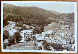 ST. CERGUE - Les Hôtels, belle carte de 1928