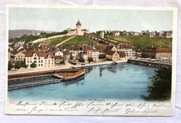 AK - "Schaffhausen mit Munot(h)" - gelaufen 1906