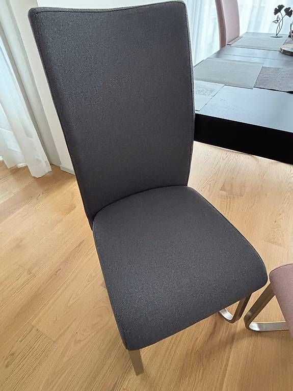 Sedie: 4 Freischwinger Stühle - 2x rosa, 2x anthrazit – Usato da Niederhasli venduto da Sylviaw 2