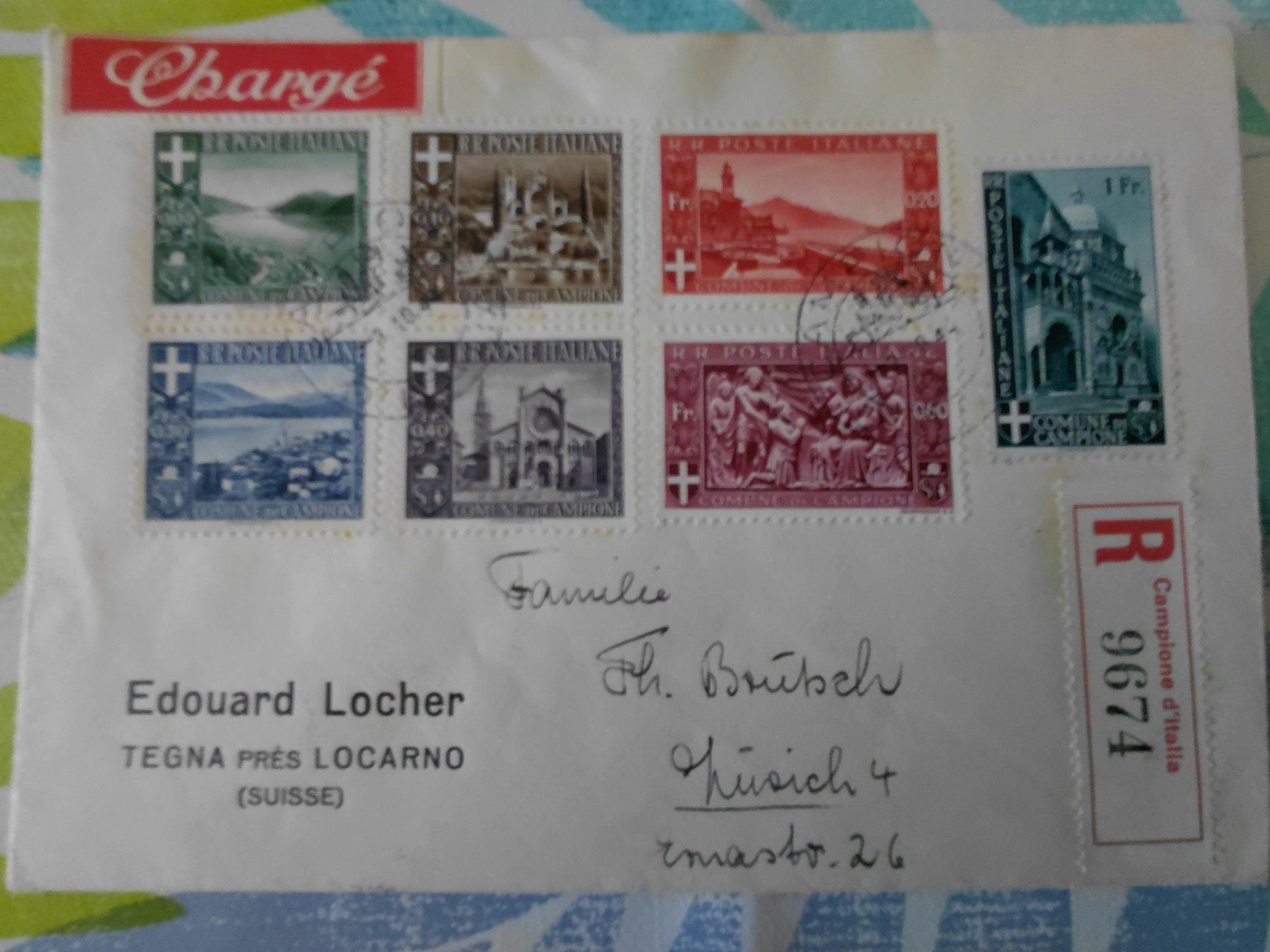 Tutti i francobolli: Toller Brief Campione – Usato da Horw venduto da Onurb008
