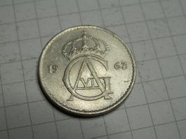 Schweden  25 Öre, 1963