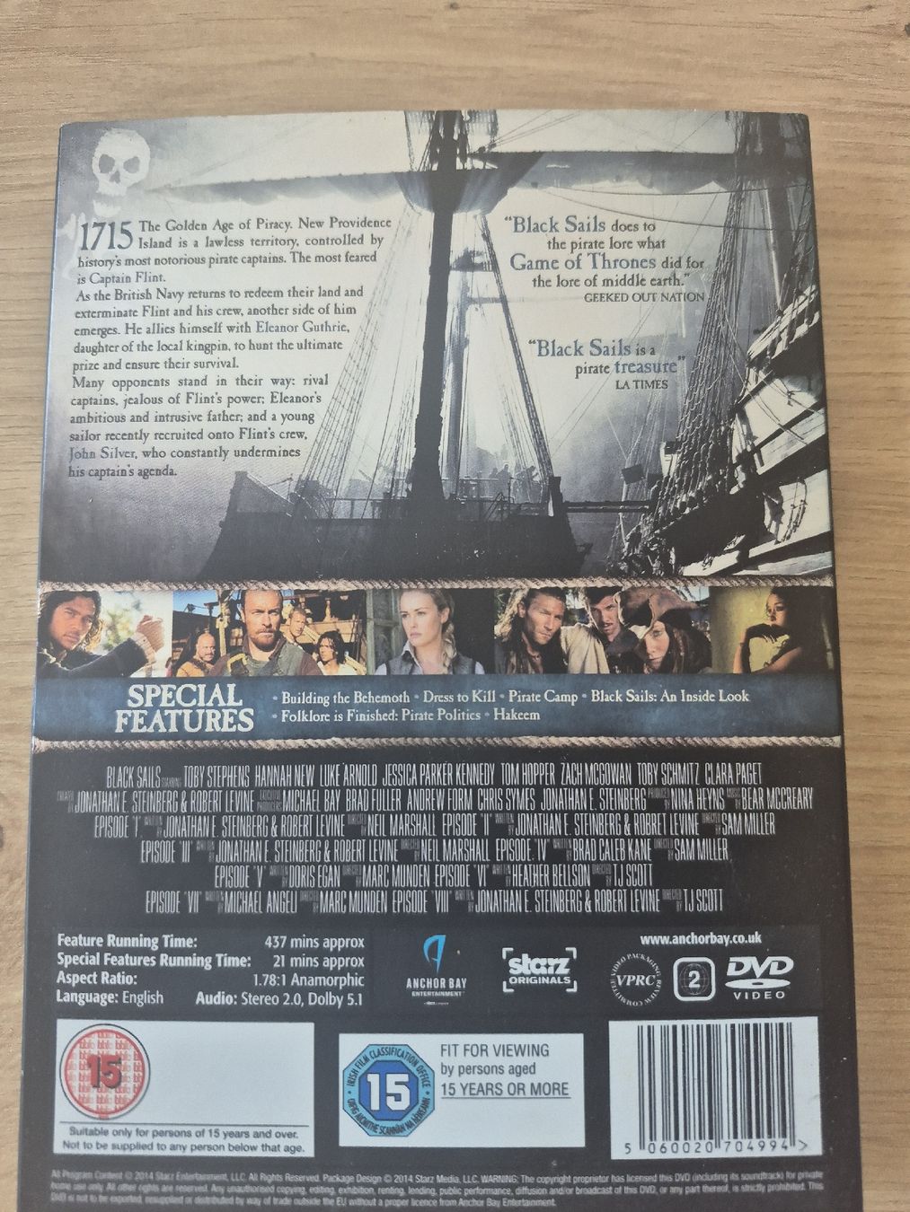 Tutti i DVDs: Black Sails Complete Series One DVD, English – Nuovo (secondo la descrizione) da Oberembrach venduto da Kady638 1