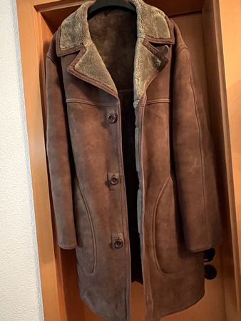 Herren Kalifornien Lamfel Mantel gr L Von Nichtraucher Top