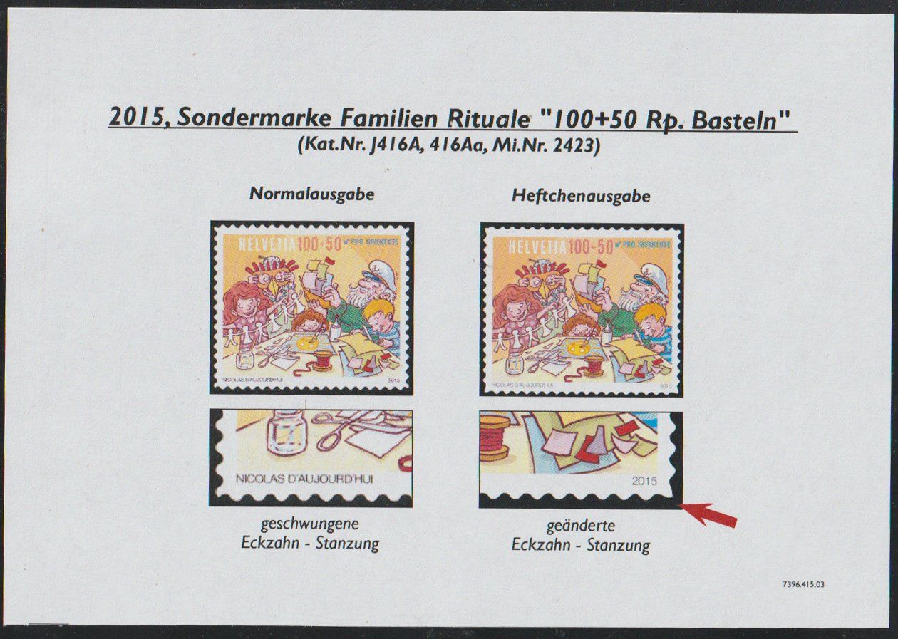 Tous les timbres: Varieté CH : Famille Rituels 2015 – D'occasion à Crans-Montana par kira56 1
