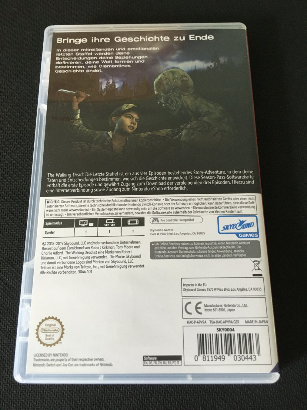 Nintendo Giochi: The Walking Dead für Nintendo Switch – Usato da St.Gallen venduto da sjosjo 1