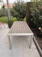 Gartentisch Aluminium Metalloptik gebraucht