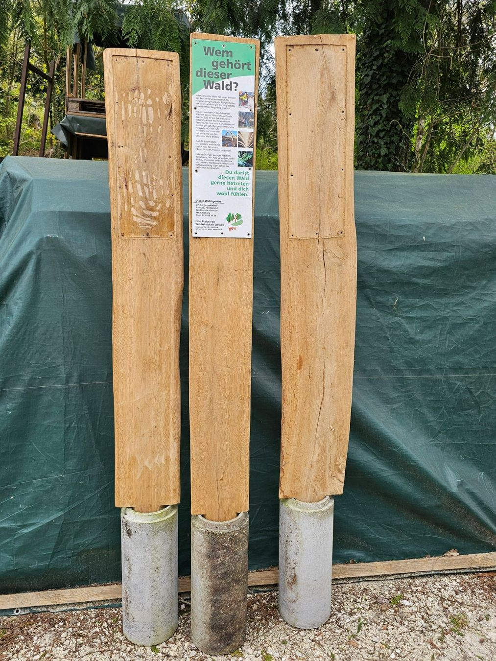 Articoli in legno: Infopfosten – Nuovo (secondo la descrizione) da Aarburg venduto da Joerg.Andre