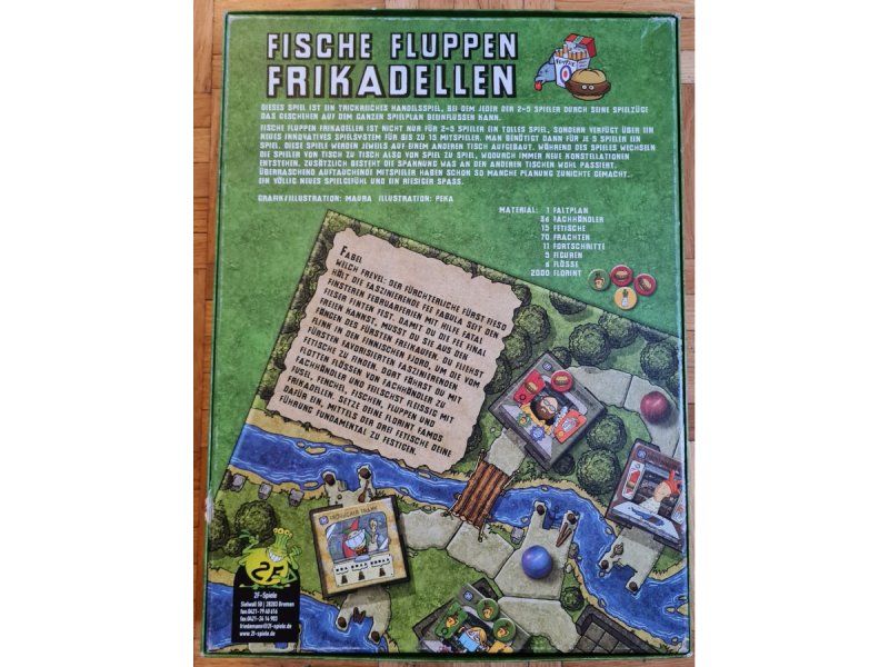 Giochi: Brettspiel "Fische, Fluppen, Frikadellen", Version B – Usato da Zürich venduto da Desmond01 1