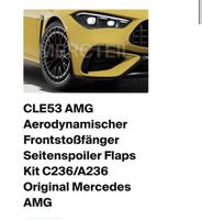 Mercedes  CLE 63 AMG Original Seitenspoiler Flap L&R