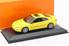 Peugeot 406 Coupé Phase 1997-2001 gelb   1:43 von MaXichamps