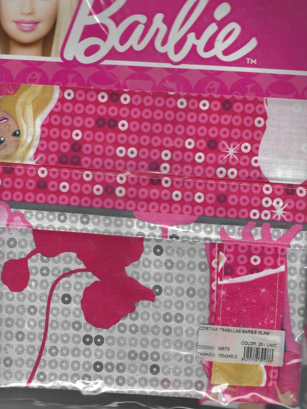 Vorhänge: Kinder-Gardinen/Vorhänge-BARBIE 245CM – Neu und originalverpackt aus Rupperswil von big-one-sale 2