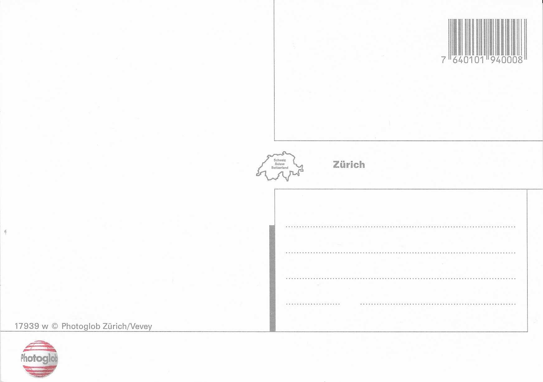 Cartoline postali: Zürich ZH – Nuovo (secondo la descrizione) da Rothrist venduto da Stranglehold 1
